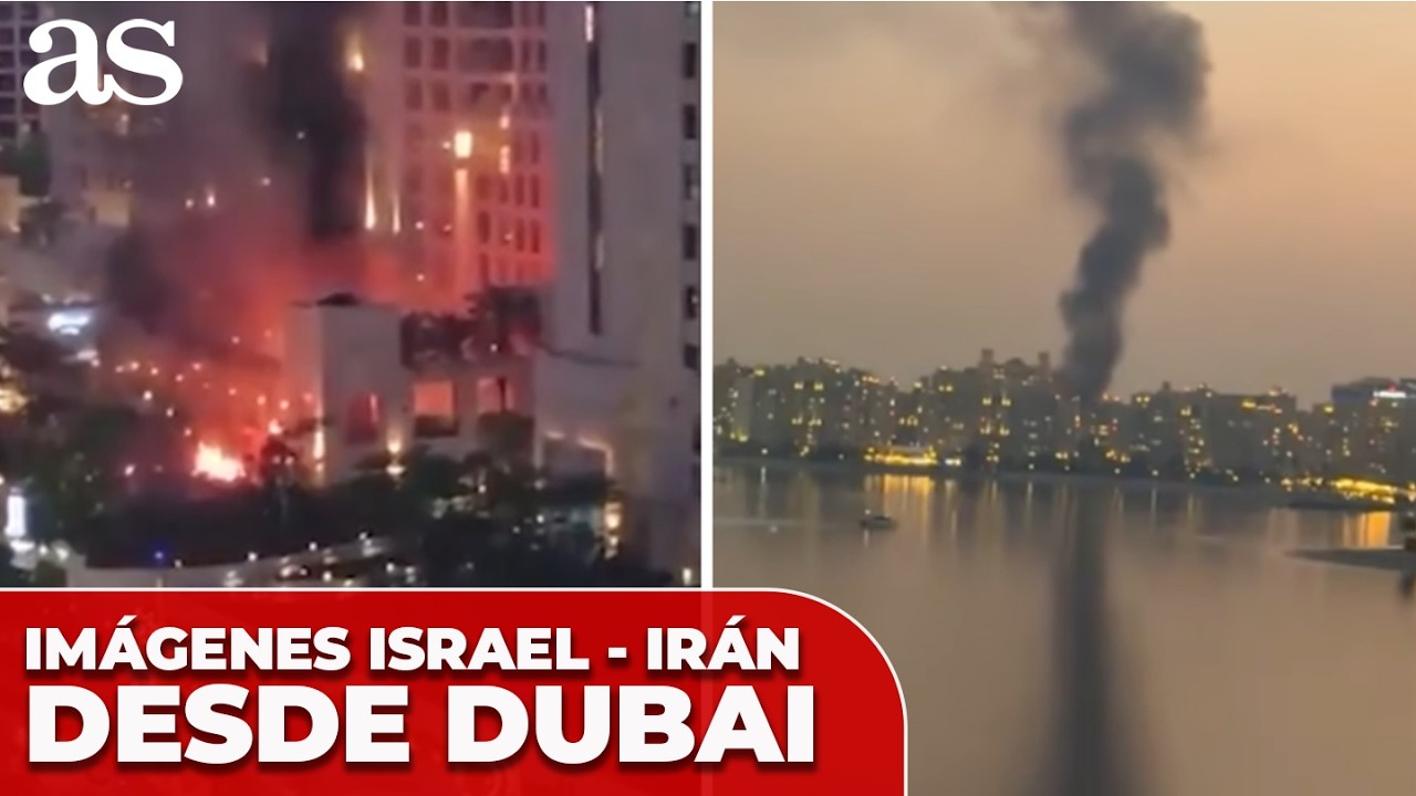 ASÍ se está viviendo desde DUBAI el ATAQUE DE MISILES entre ISRAEL E IRÁN