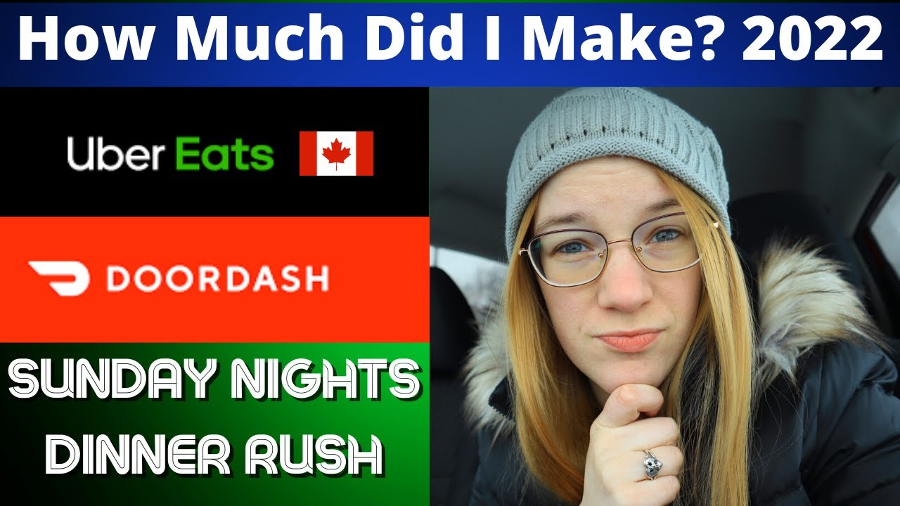 Uber Eats and DoorDash Canada Ride Along | Sunday Dinner Rush Deliveries