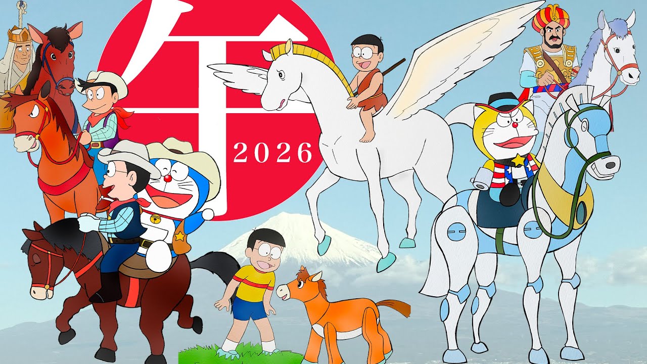 【映画ドラえもん】ペガ・パカポコ・エド・スターローン登場時間が一番長い馬は誰だ！？【午年2026】