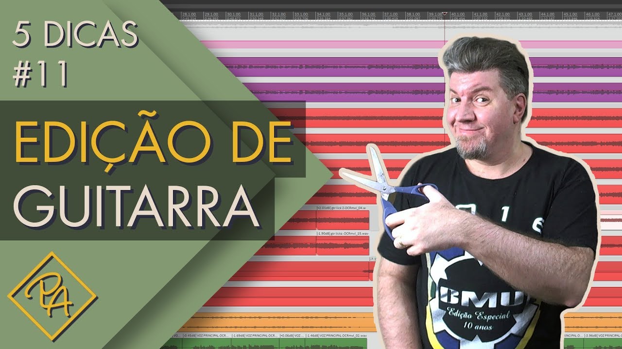 Edição de guitarra - 5 Dicas (2018)