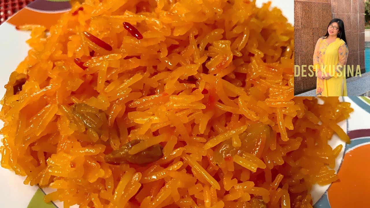 MY SIMPLE ZARDA PAKISTANI SWEET RICE #recipe  #food