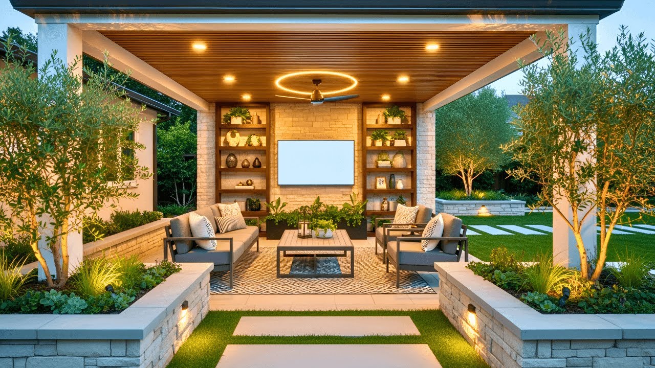 Genius Outdoor TV Ideas Budget to Luxury DIY TV Setups for a More Entertaining Backyard and Patio