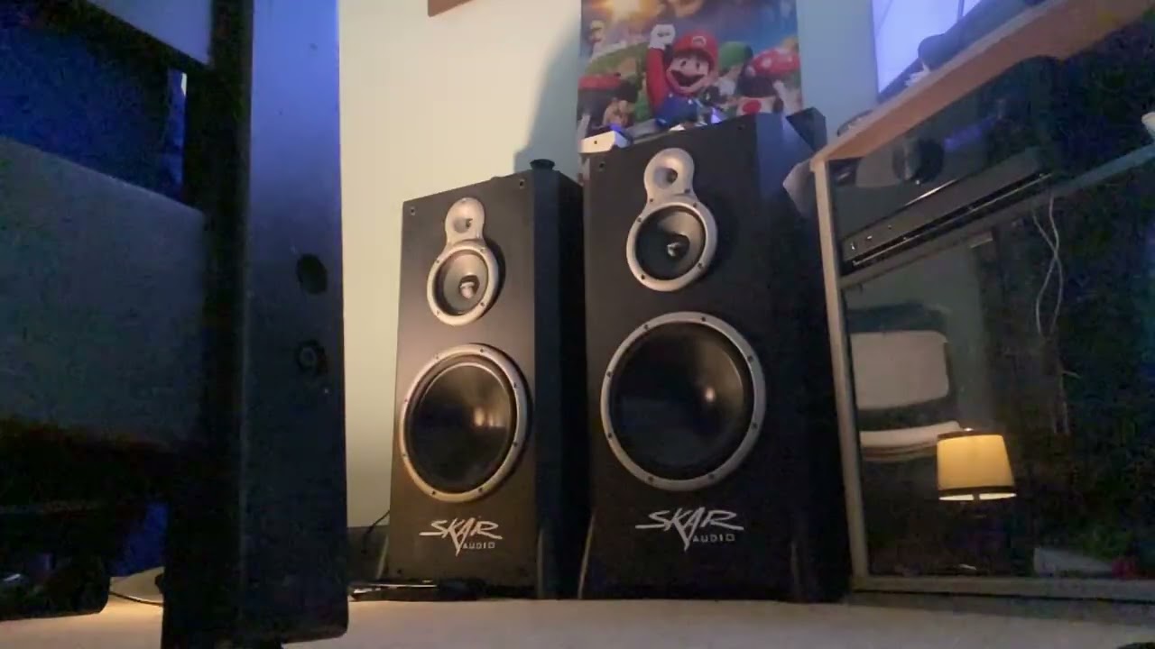 My speaker, towers bass test