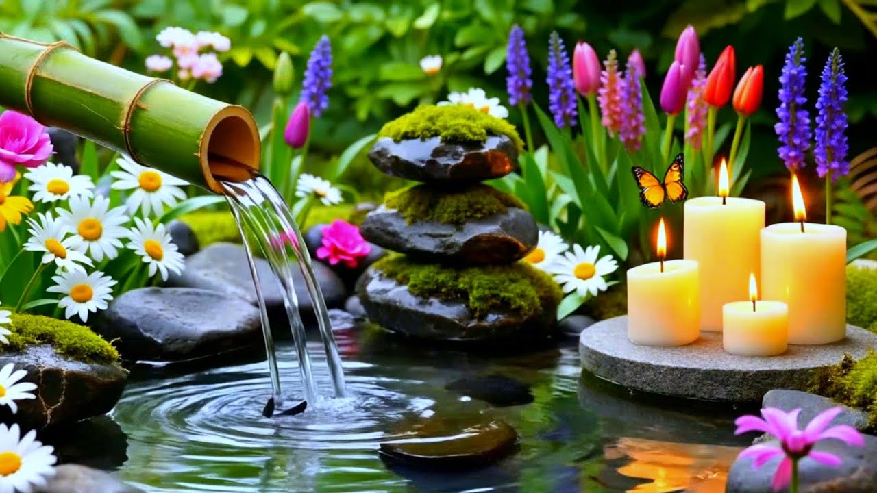Calming Music for Sleep, Relax, Meditation 🌿 Soothing Water Sounds Calm Your Mind, Study Music