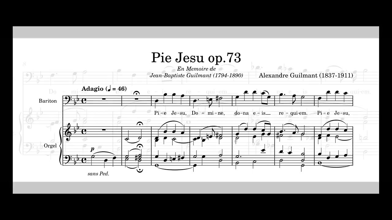 Pie Jesu op.73 - Alexandre Guilmant