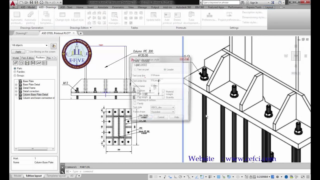 AutoCAD Structural detailing steel cambodia