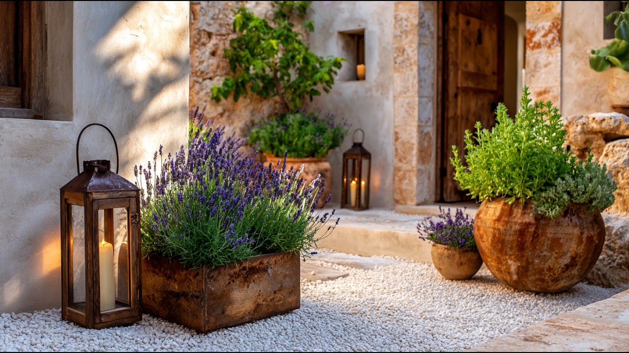 Gravel Courtyard Gardens – Low-Maintenance Outdoor Ideas with European Simplicity!