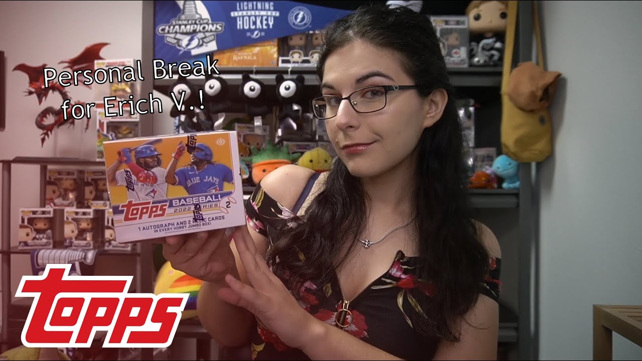 Ally Swears She's Not Creepy | 2022 TOPPS SERIES 2 BASEBALL JUMBO BOX OPENING FOR ERICH V.
