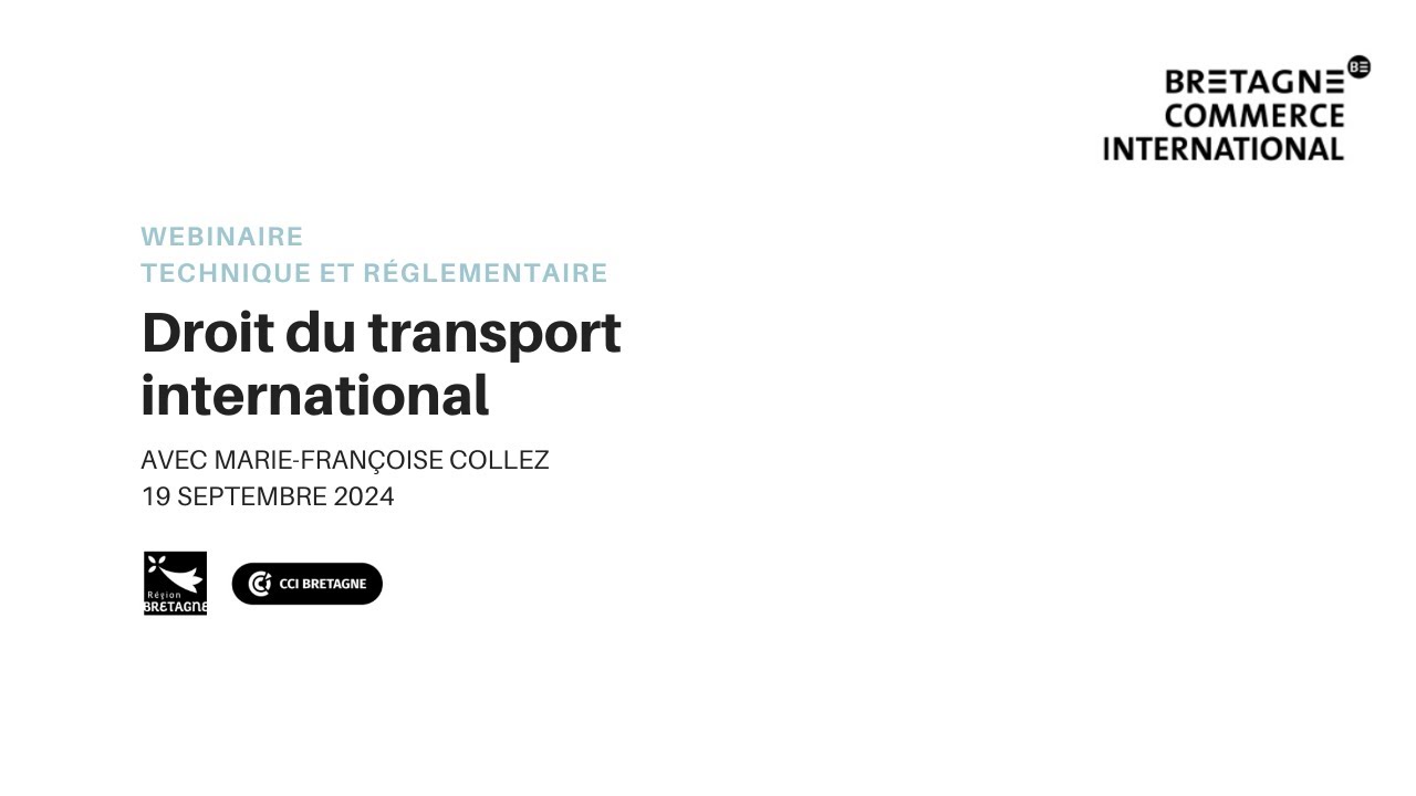 Droit du transport international