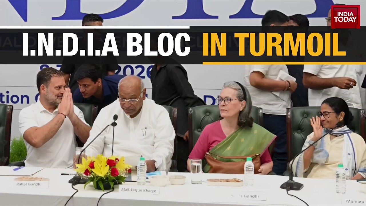 Смотрите: Встреча блока INDIA в Дели омрачена расколом из-за отсутствия DMK и AAP на сессии альян...