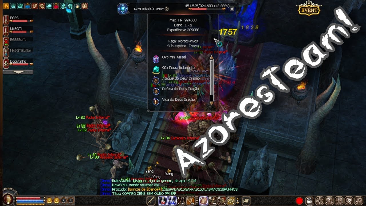 Mt2 Portugalia # 29 :  Azrael em Guild!