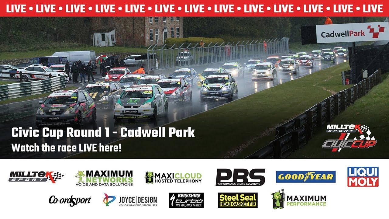 Milltek Sport Civic Cup - Round 1 LIVE from Cadwell Park