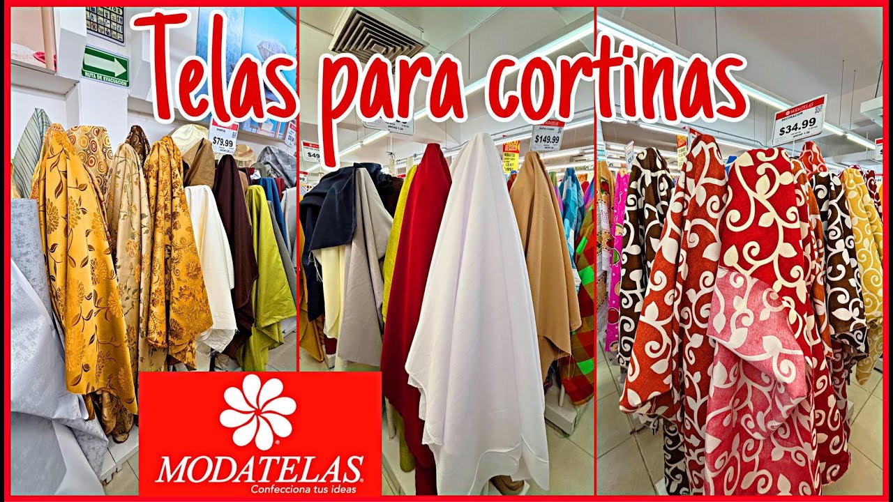 TELAS PARA CORTINAS 🌸 EN MODATELAS ❤️ RECORRIDO 👍