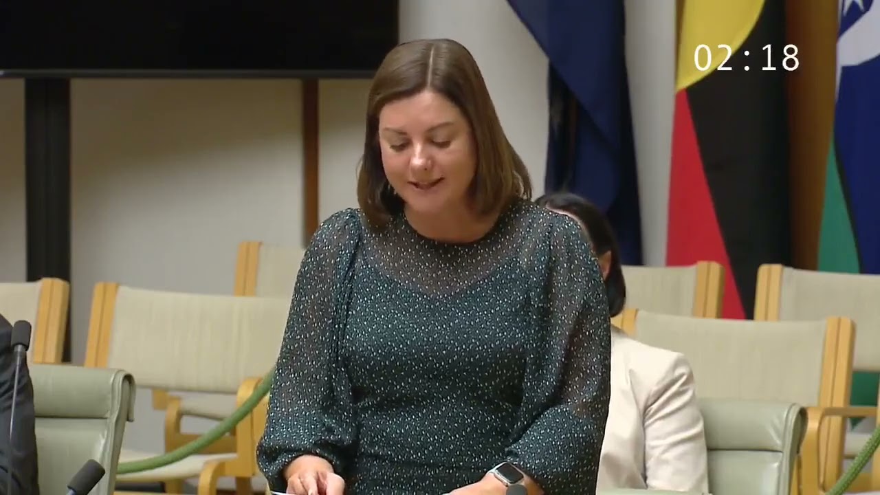 Backpack Bed for Homeless Australia Day Hero Award recipient mentioned in Parliament, Canberra
