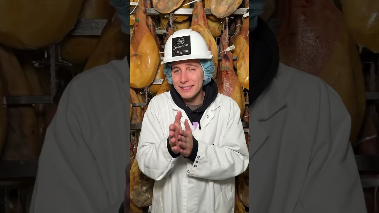 As&iacute; se hace el Jam&oacute;n Ib&eacute;rico 🇪🇸🐖 | PROCESO COMPLETO #quechille #campofrio