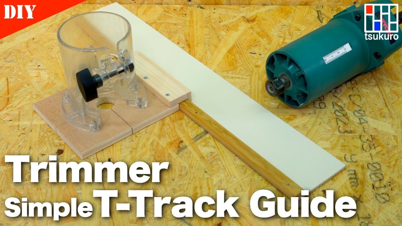 Изготовлена ​​компанией T-Track Guide, направляющей триммера, которая не сгибается.