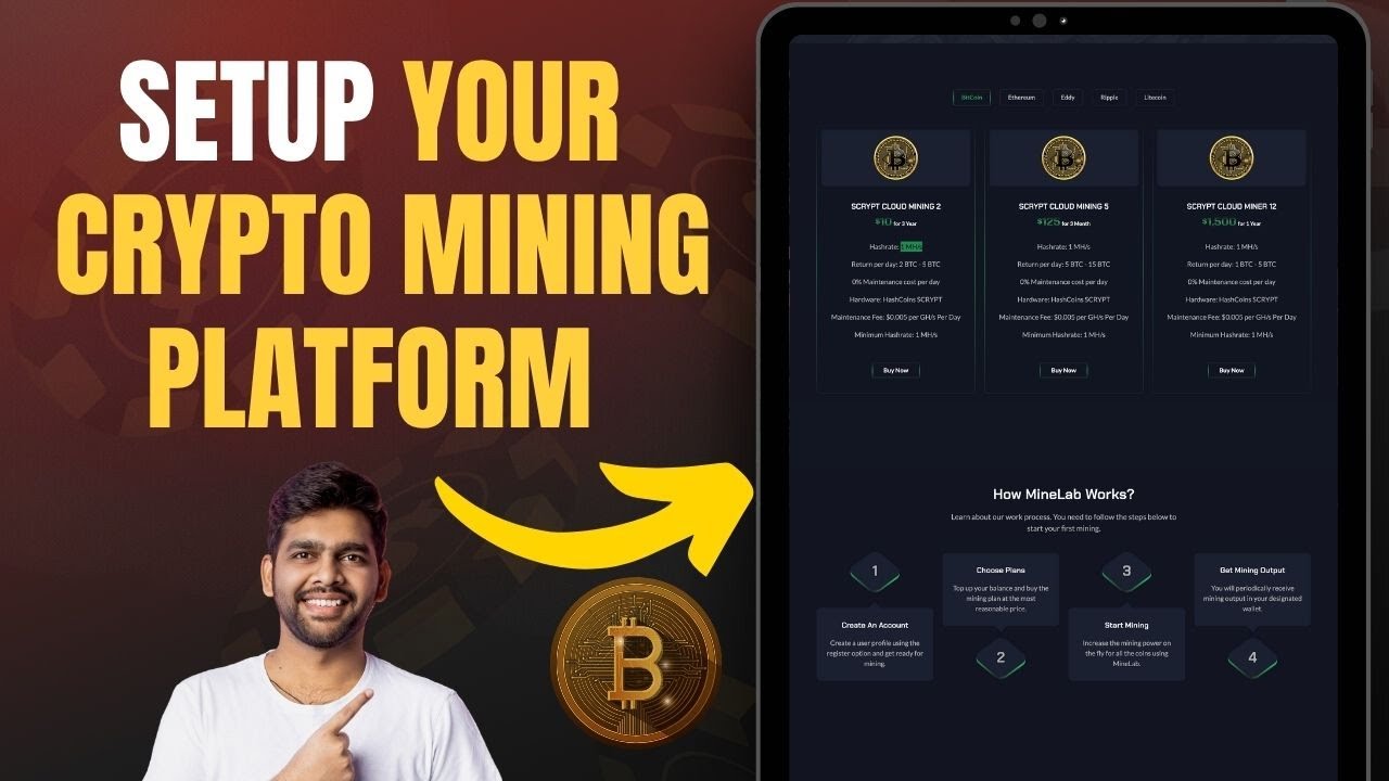 How to Make Own Cloud Crypto Mining Website in 2025