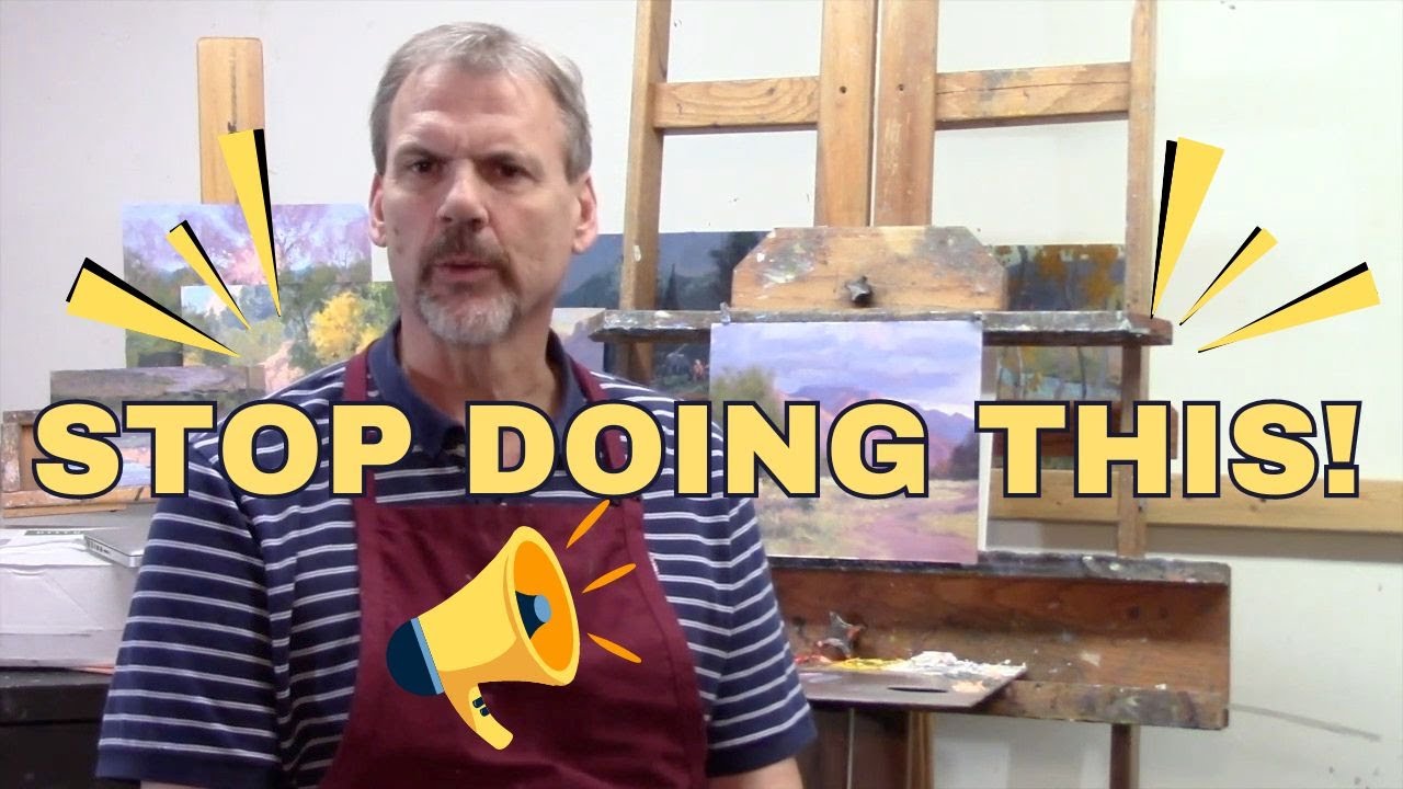 Make A Busy Photo Paintable For Your Landscape Painting