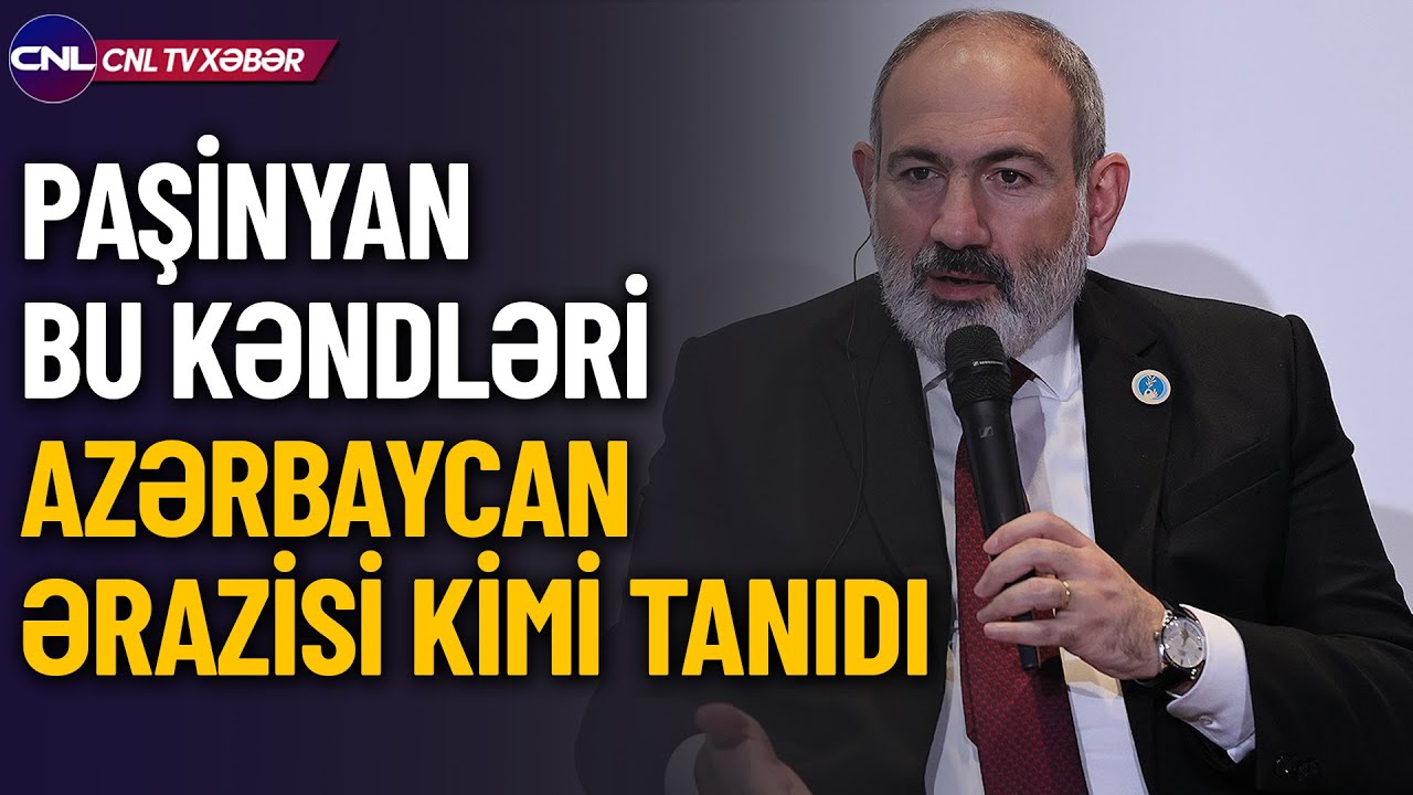 Nikol paşinyan görün nə deyir (Xəbərlər 13.03.2024)