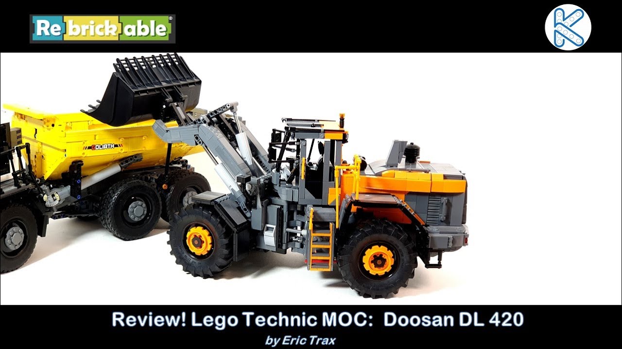 Cada, wieso ist DAS kein Masters Set? Review! Lego Technic MOC 154471 Doosan DL 420 by Eric Trax