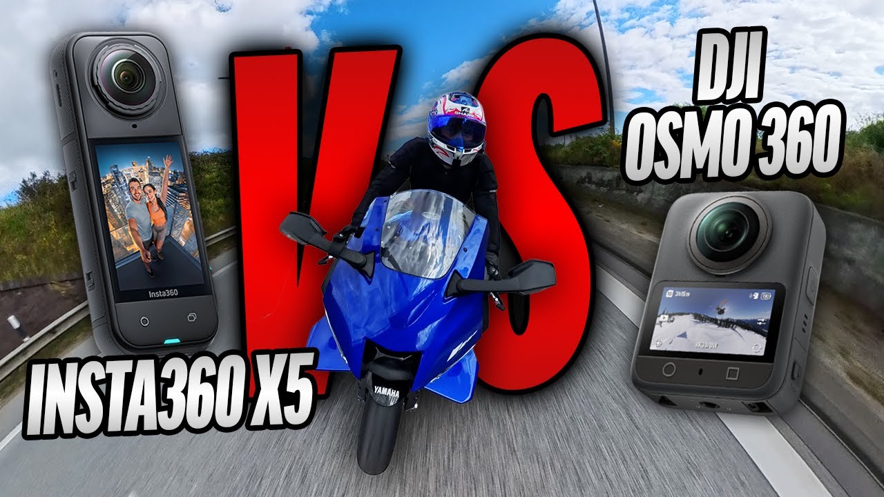 Die beste 360° Kamera fürs Motorrad? X5 vs. Osmo 360 im Test