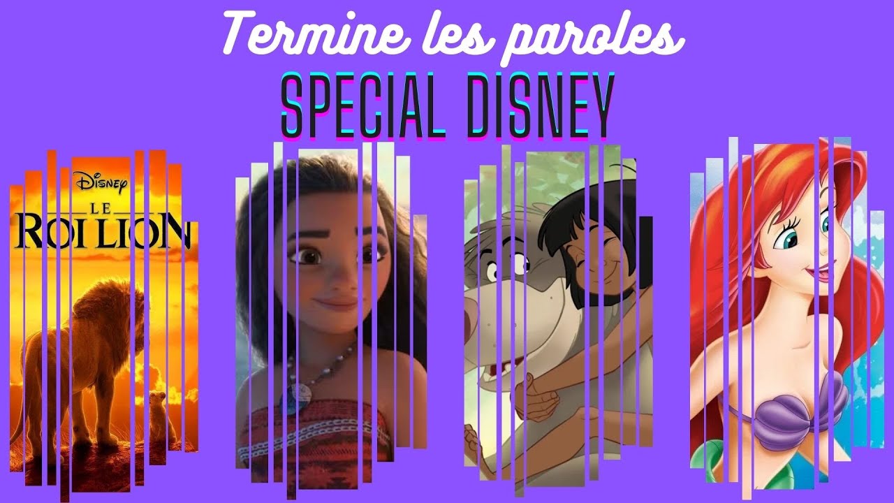 🎤 Termine les paroles Disney ! Challenge Ultime 🏰✨ – Sauras-tu retrouver toutes les chansons ? 🎶💥