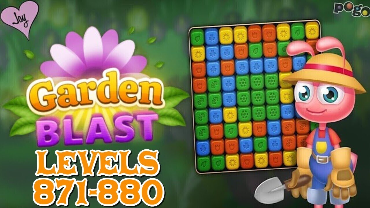 Pogo Games: Garden Blast - Levels: 871-880