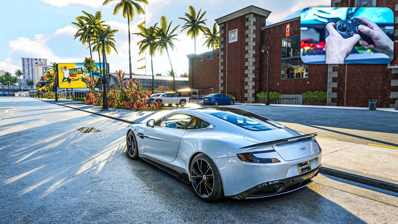Aston Martin Vanquish The Crew Motorfest | Xbox Elite S2 Gamepad Gameplay 4K60