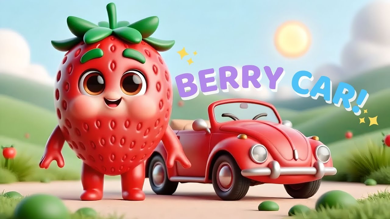 Riding in a Berry Car! Strawberry Bob