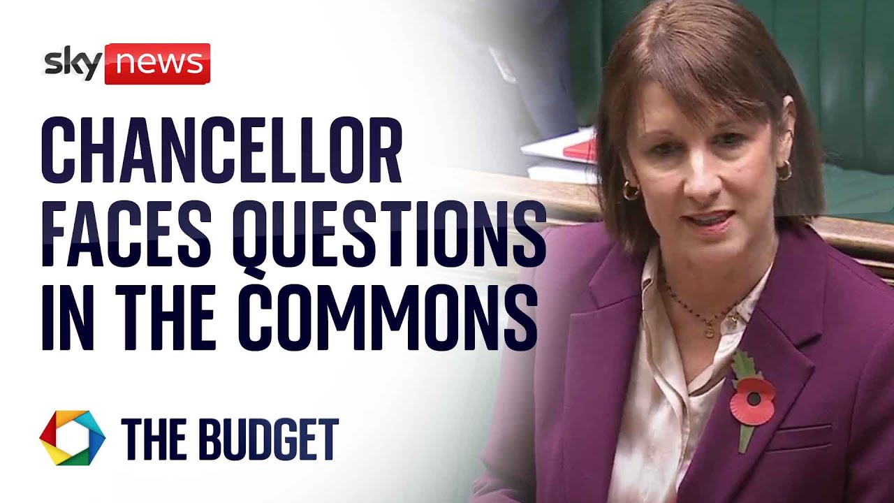 House of Commons live | Chancellor Rachel Reeves faces questions ahead of the budget