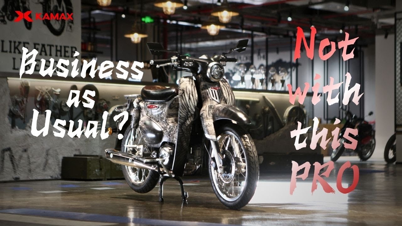This is NOT Your Average Work Bike | KAMAX CUB PRO T125 Wild Edition #kamax #motorcycle #motorbike
