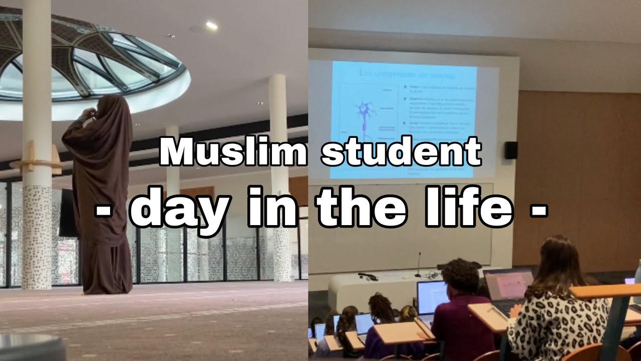 Day in the life of a MUSLIM STUDENT || lots of studying, prayer, gym