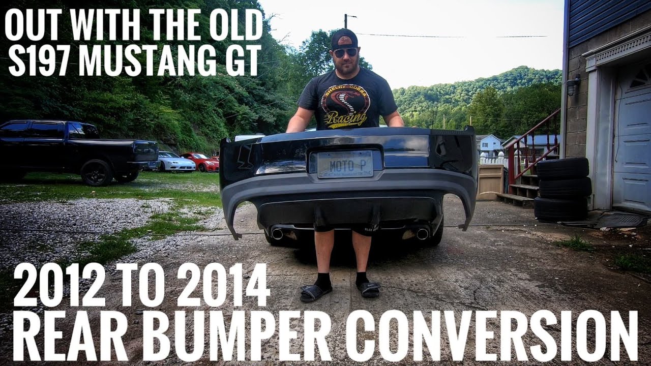 2012 to 2014 S197 Rear Bumper Conversion! | GT500 Valance | How-To