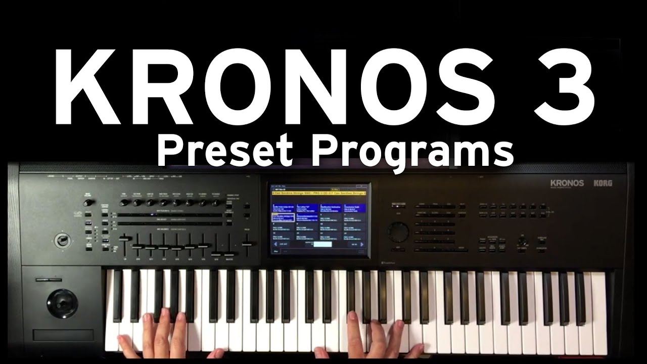 Kronos 3 Some Single Preset Programs, Cinematic, Orchestra, Choirs, Woodwind, Strings