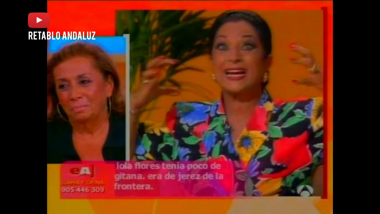 Luisa Ortega habla de Lola Flores (En Antena, 2006)