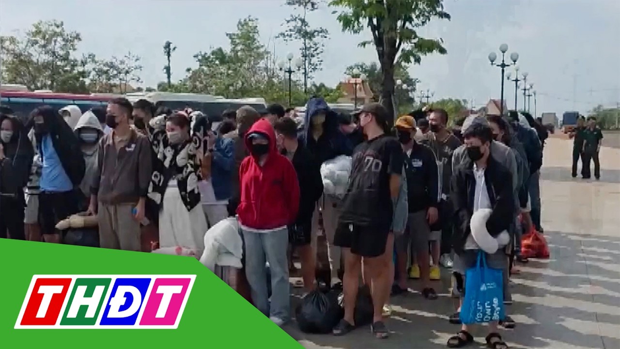 Tiếp nhận 344 công dân từ Campuchia, phát hiện 4 đối tượng truy nã | THDT