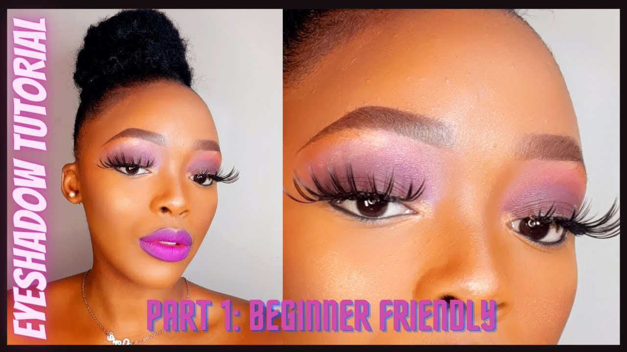 Eyeshadow Series Part 1: Simple Basic Eyeshadow Tutorial | Purple Eyeshadow | South African Youtuber