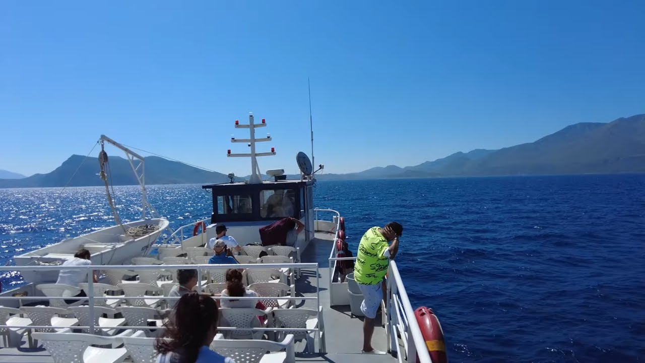 From Bodrum to Datça by ferry/feribot, Turkey