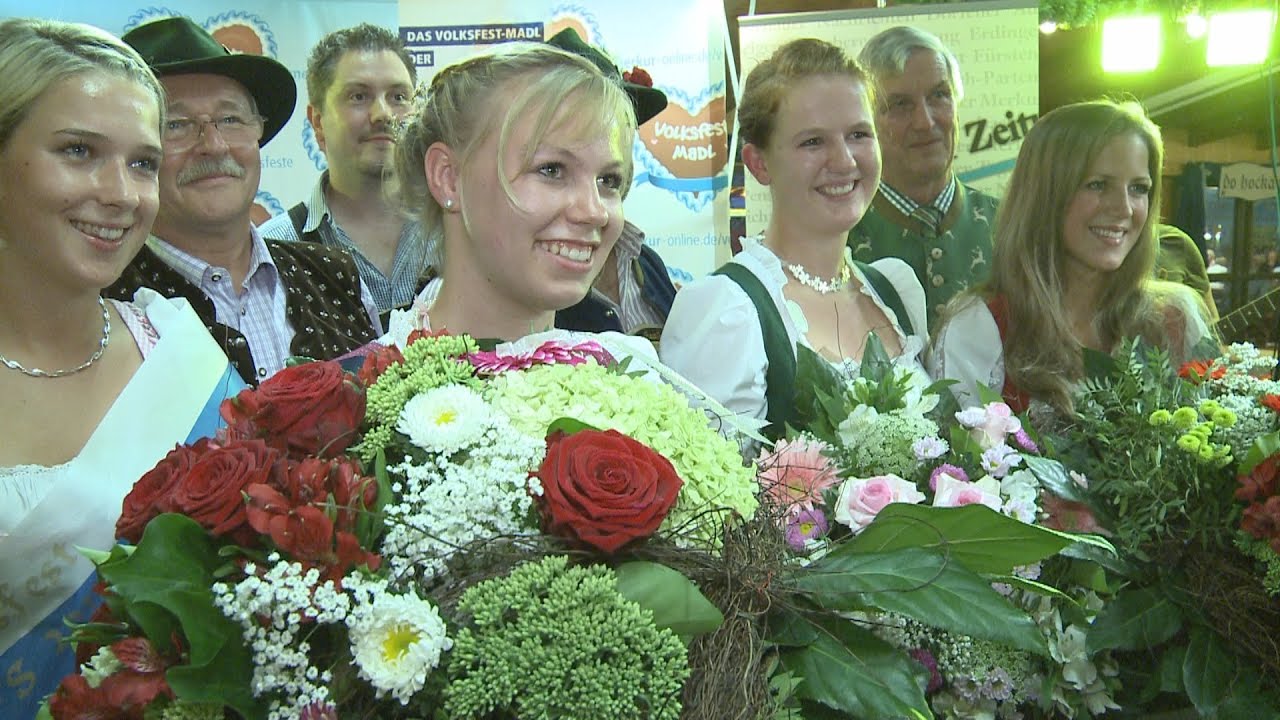 Wahl zum Volksfest-Madl 2013 in Ebersberg: Katharina Aichinger hat gewonnen!