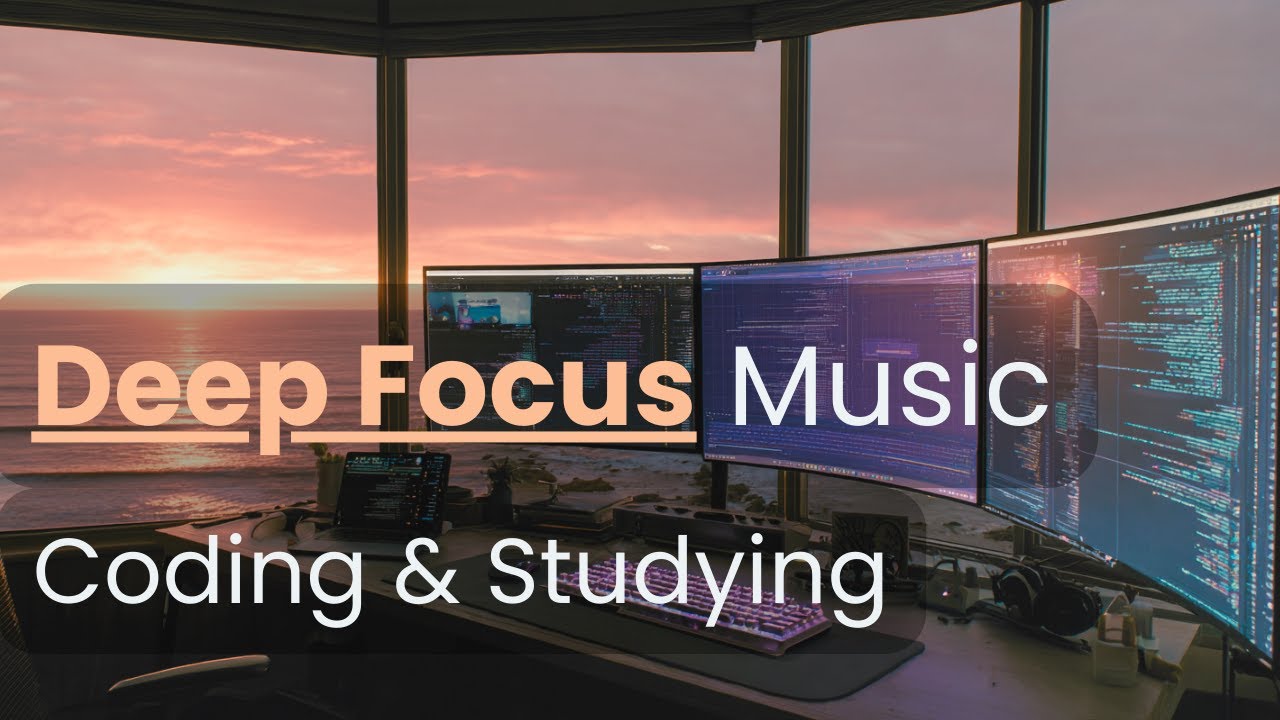 Deep Work Synthwave • Focus Music for Coding & Study