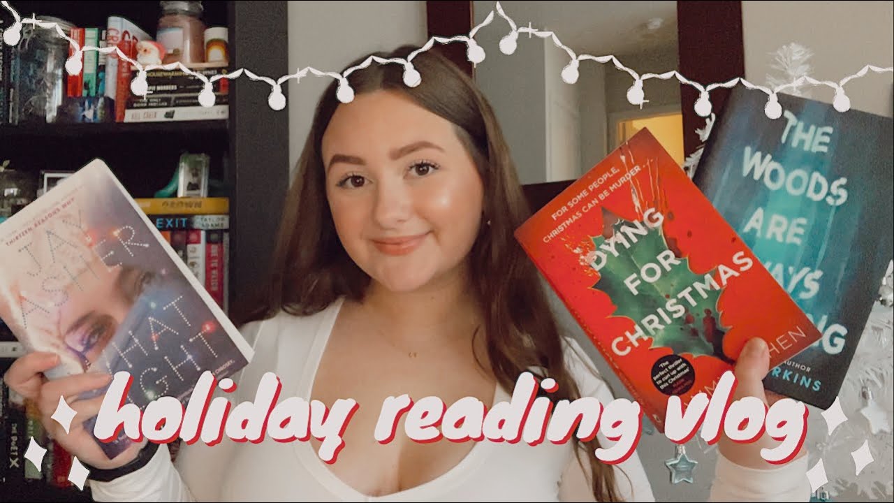 HOLIDAY READING VLOG | doing festive things, reading winter horror & dragging bad YA