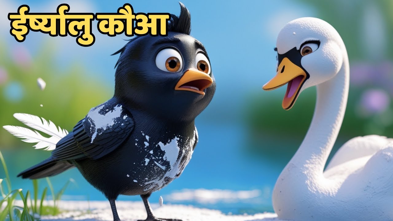 ईर्ष्यालु कौआ | Hindi Kahaniya | Jealous Crow | Hindi Kahani | Hindi Moral Story | AI Story