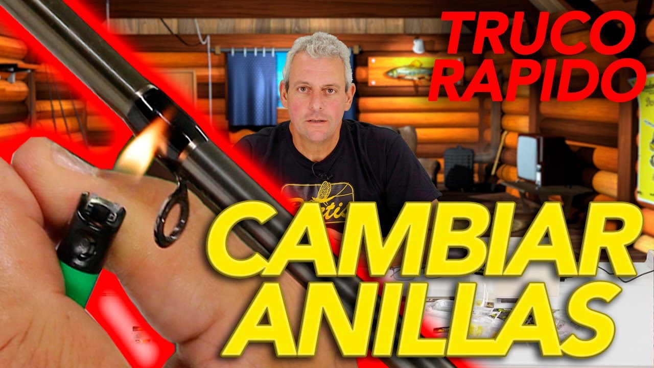 SOLUCIÓN RÁPIDA para CAMBIAR ANILLAS mono-pata en CAÑAS de PESCA