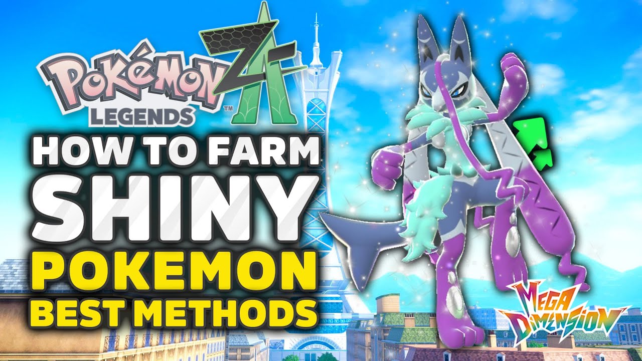 Pokemon legends Z-A The 2 BEST Methods For Shiny ALPHA Farming + Donut Guide (Mega Evolutions DLC)