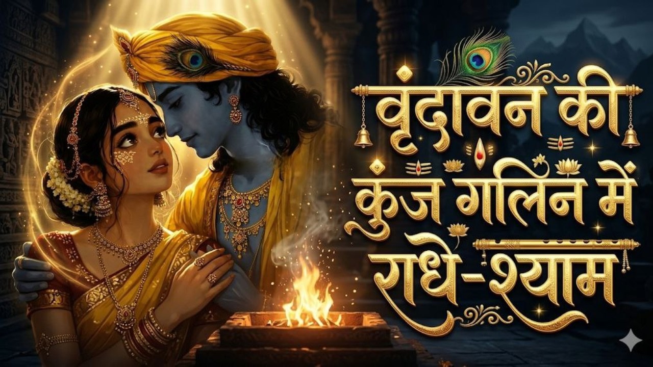 वृंदावन की कुंज गलिन में राधे-श्याम | Peaceful Radhe Krishna Bhajan | 2026 New Bhajan