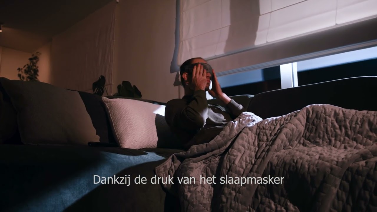 Beter en dieper slapen met het slaapmasker.