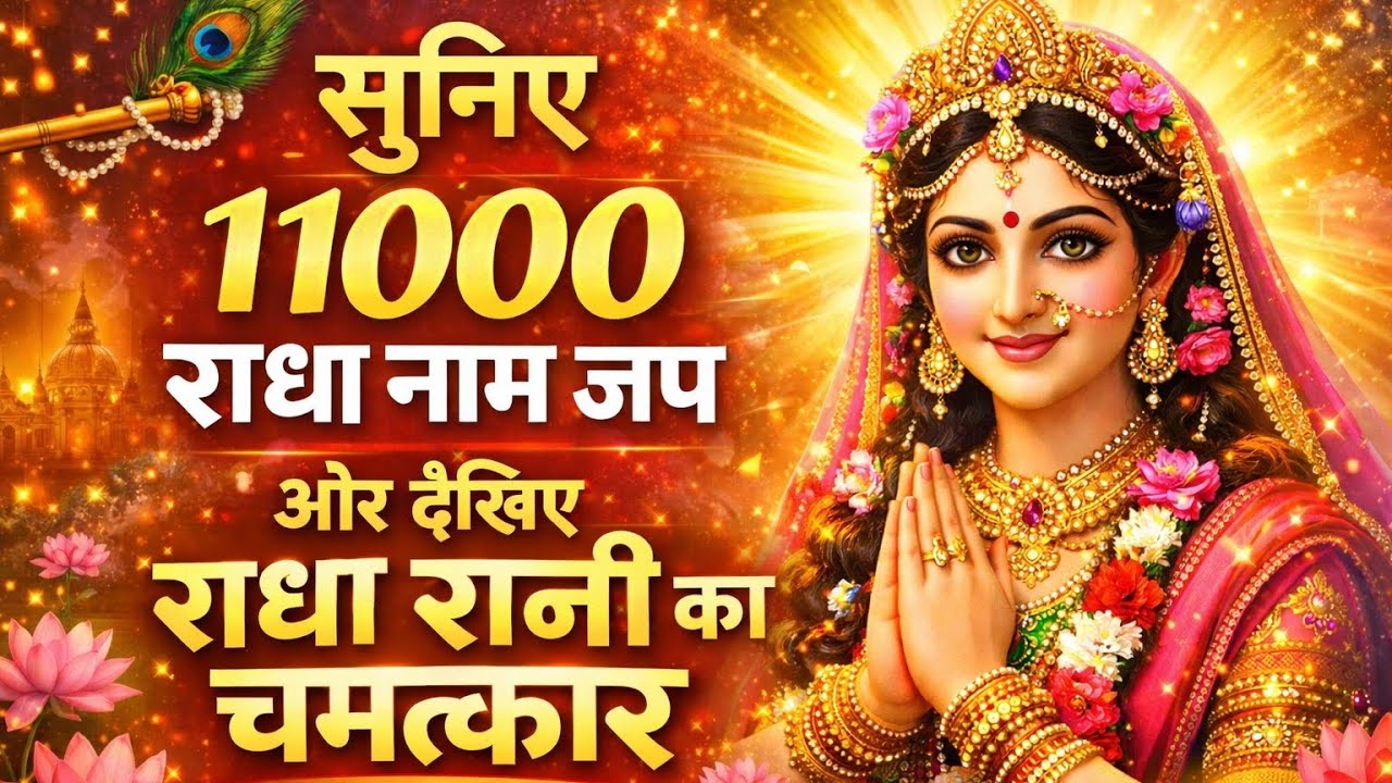 “सिर्फ सुनिए 11000 राधा नाम जप और देखिए राधा रानी का चमत्कार  Radha Naam Jaap”#radheradhe 