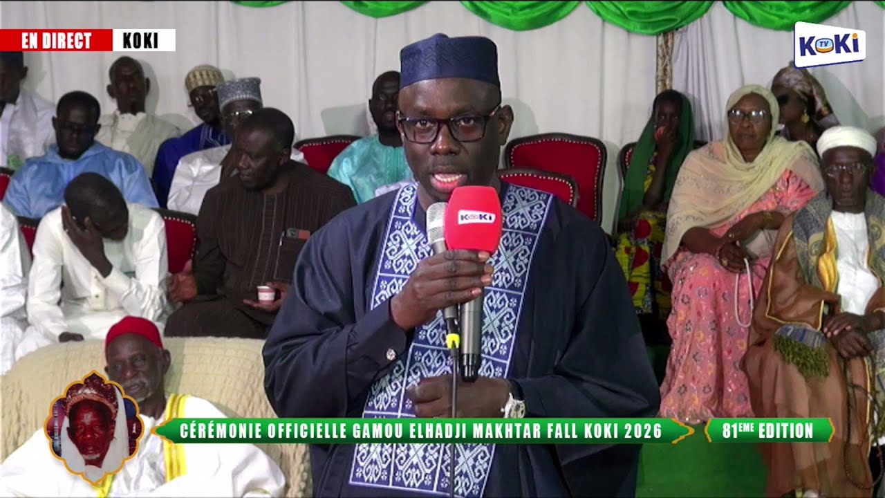 Gamou El hadji Makhtar FALL Koki 81EME EDITION discours du chef de village de Koki Mr Cheikh Lo Diop