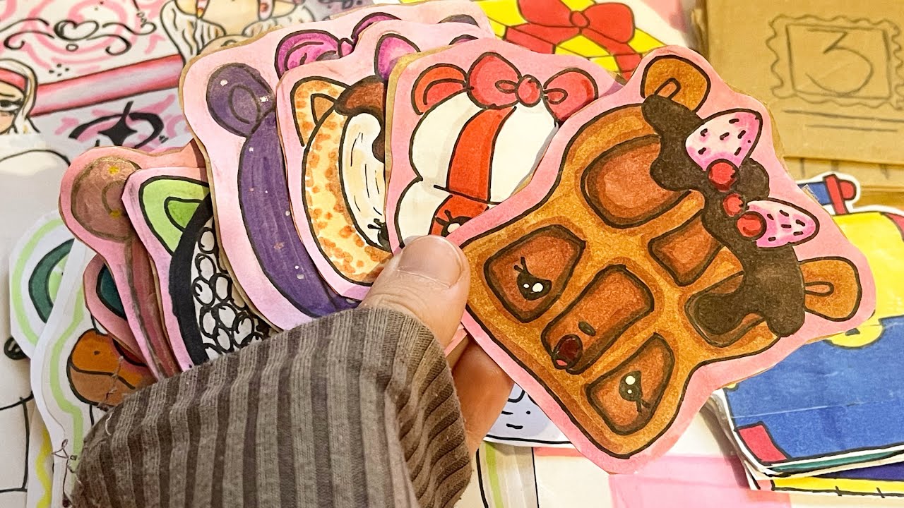 🧁Num Noms🧁 Розпаковка паперових сюрпризів😚 @Emka_paper