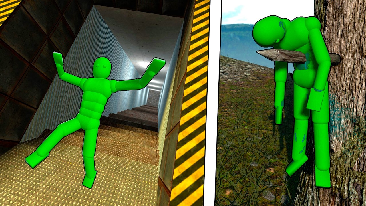 NPC Ragdolls VS Gravity! Epic Fails Compilation #23